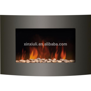 EF-11 wall mounted electric fireplace glass frame, elegant electric fireplace